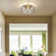 Kourtney Glass Flush Mount