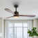 52" Gatto 3 - Blade Propeller Ceiling Fan with Remote Control and Light Kit