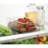 iDesign Plastic Portable Deep Storage Bin with Handles for Organizing Refrigerator, Freezer, Pantry, BPA-Free, Clear-121727098