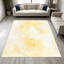 Tapis de marbré jaune crème crème 1pc pour le salon, doux et confortable, convient à toutes les saisons, facile à entretenir, tapis d'intérieur lavable à la machine, sous la table de ferme convenant à la table à manger, à la chambre à coucher, au vestibule, à la cuisine,-129466905