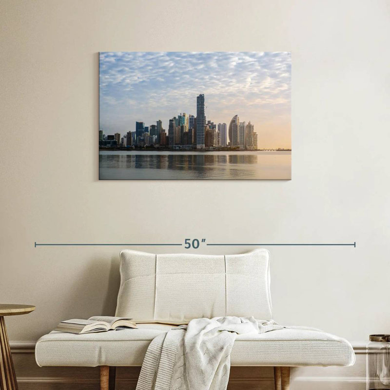 Nicci, Panama City, paysage urbain moderne, H 24 po x l 36 po