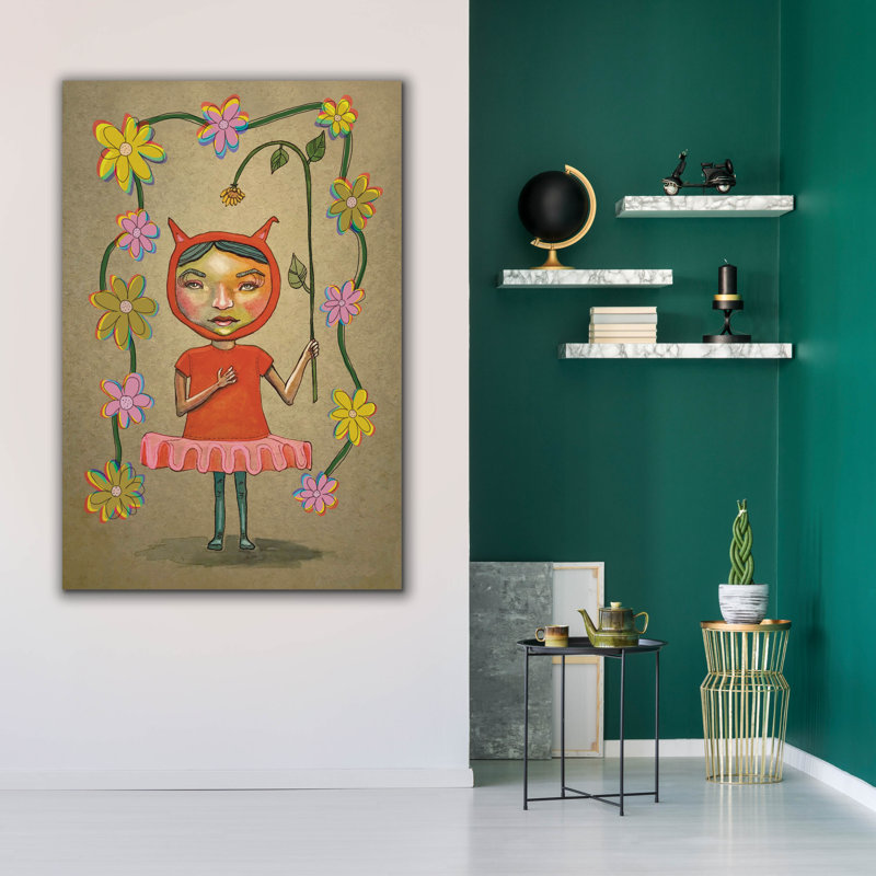 Toile épique «Tutu et fleurs» par Bebe Keith, 40 po x 60 po, H 60 po x l 40 po