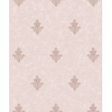 Emporium Metallic Mehndi Motif 3D Embossed 33' L x 21" W Wallpaper Roll