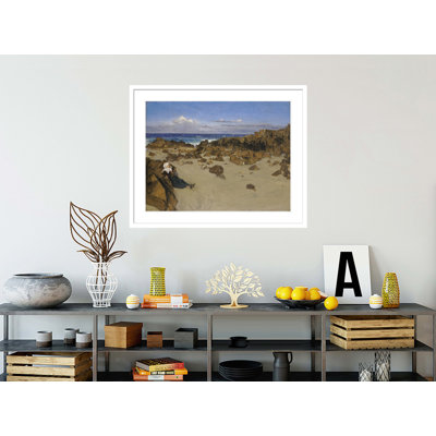 «Coast of Brittany (Alone with the Tide») par James McNeill Whistler, impression giclée encadrée