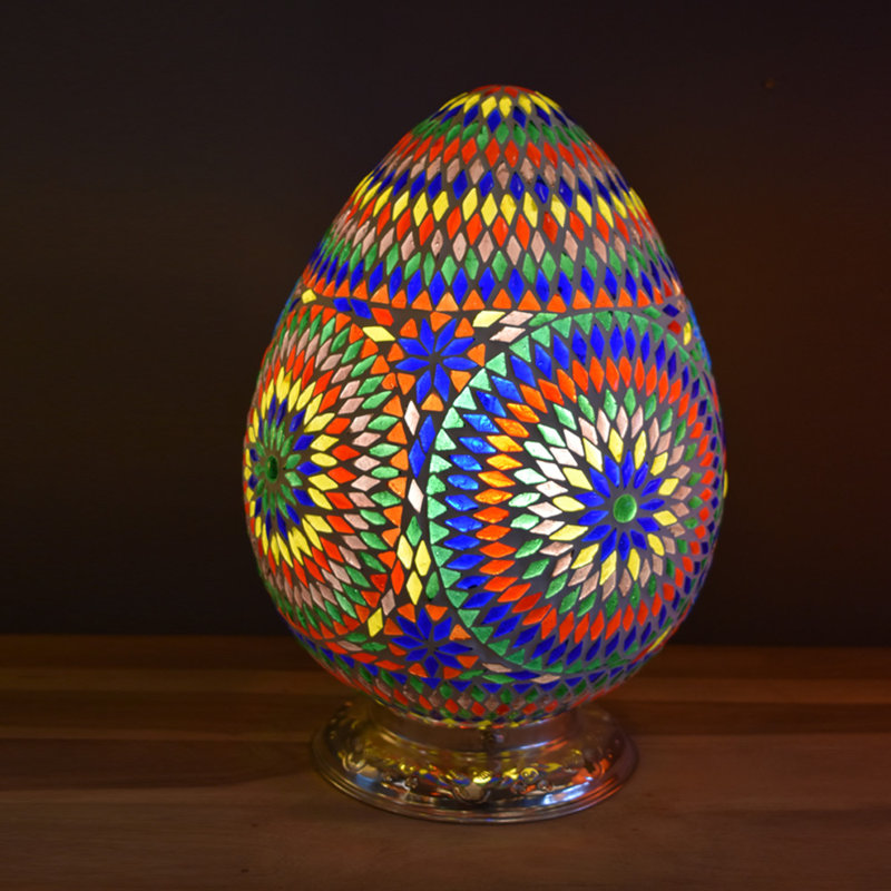 Chesson Metal Table Lamp, Multicolour Turkish