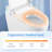 Tankless Smart Toilet With Bidet Built In, One-piece Bidet Toilet Seat, Auto Flush, Auto Open/Close,Heated Seat, Warm Water and Dry, Adjustable Temp,Remote Control Side Know-130060418