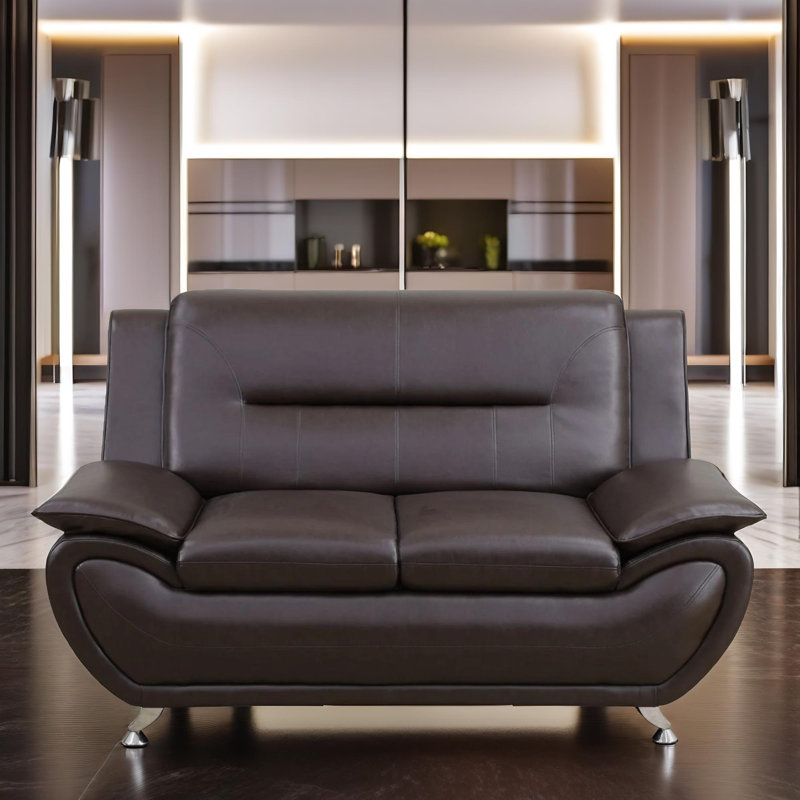 Causeuse de salon Cortina, Brun