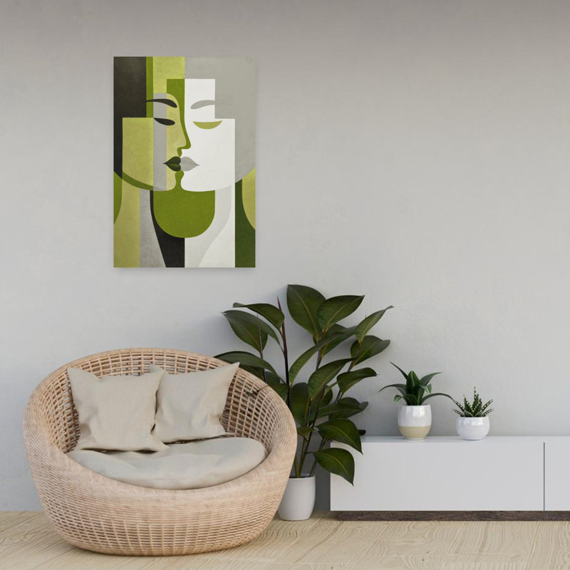 Art contemporain contemporain abstrait, H 24 po x l 16 po