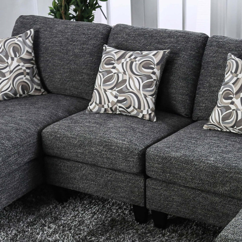 Ensemble de canapé modulaire 5 pièces Chenille