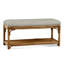 Summer Retreat Wicker Shelf Storage Bench-71425198-86505832