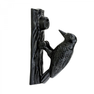 Cast Iron Woodpecker Rustproof Door Knocker