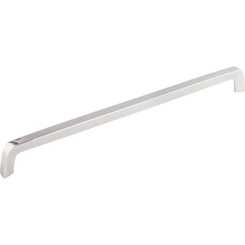 Tapered Bar Pull, Polished Chrome, 12 5/8" Center to Center