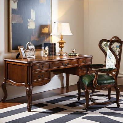 Ensemble de bureau et de chaise de style minimaliste américain