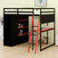Lit mezzanine en bois-223592804