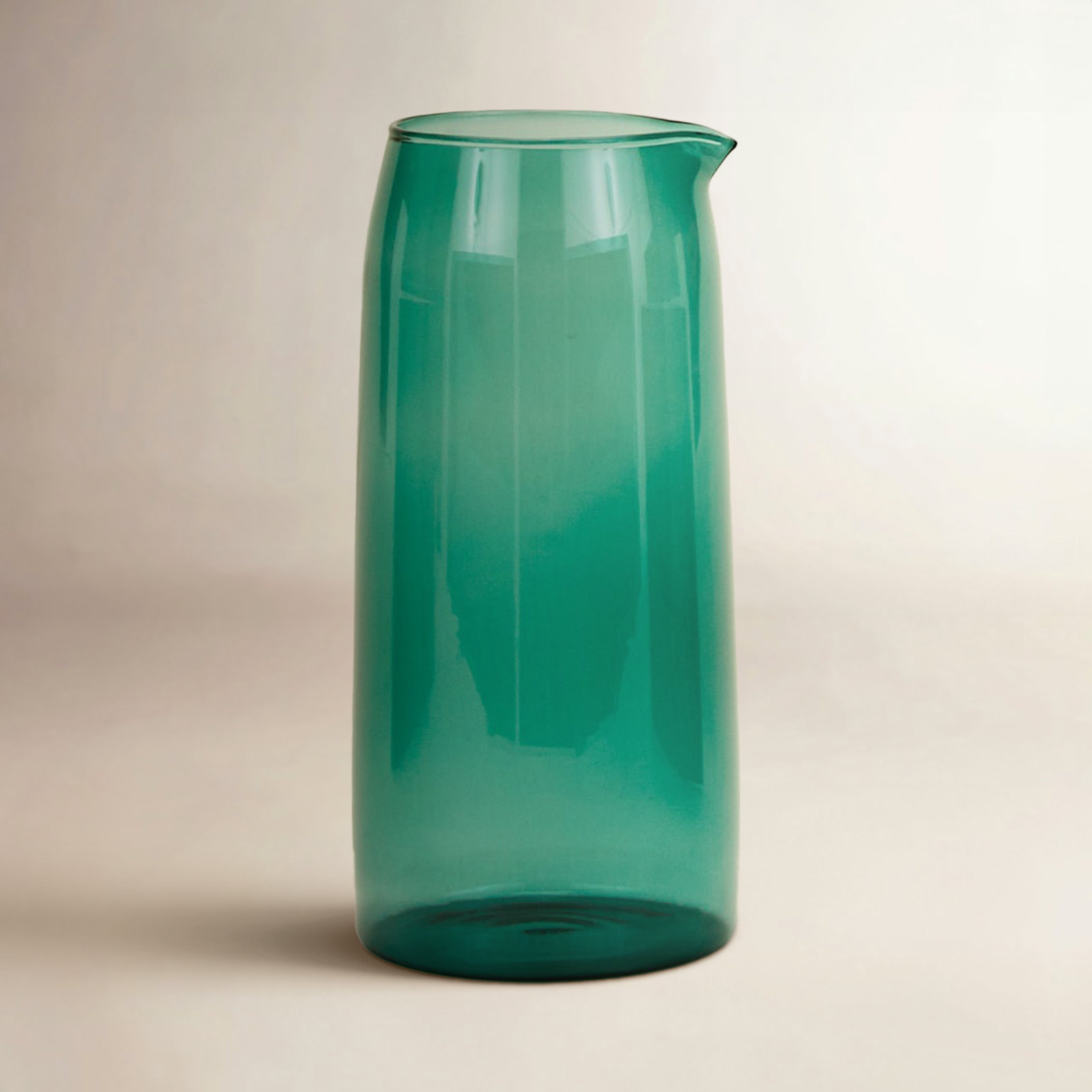 52oz. Glass Pitcher, Peacock