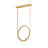 Binstead 1 - Light Natural Aged Brass LED Single Pendant