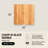 John Boos Chop N Slice Large Maple Wood Edge Grain Cutting Board, 10"x10"x1.25"-71510928