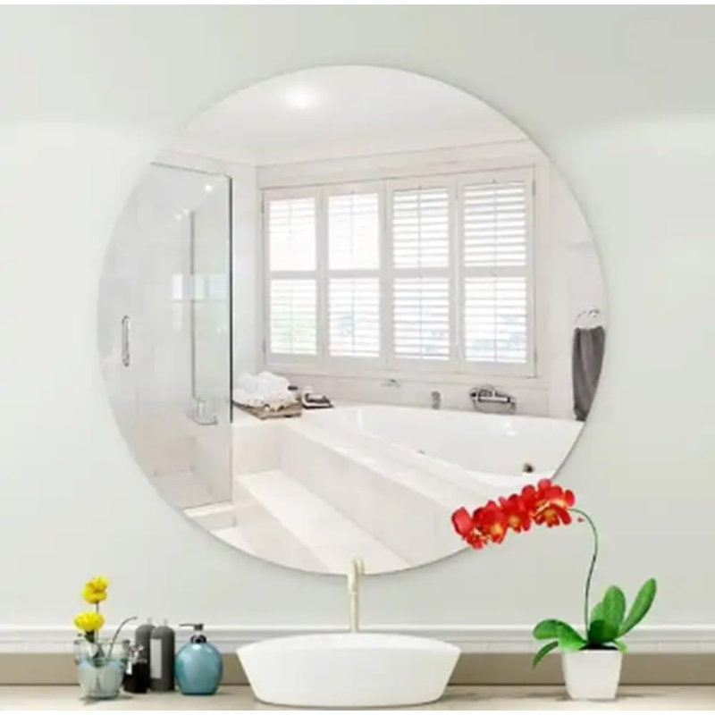Glass Round Wall Mirror