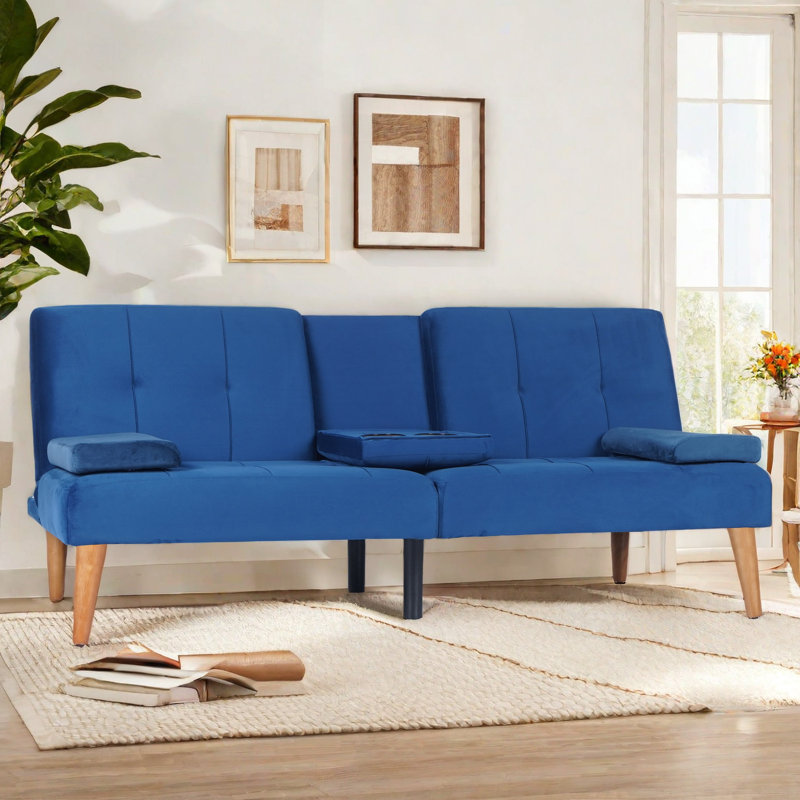 65" W Loveseat Sofa, Love Seat Couches For Living Room, Tufted Velvet Upholstered Futon Furniture, Solid And Easy To Install Small Couch For Bedroom