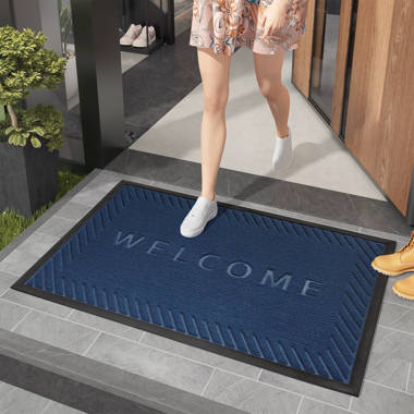 Latitude Run® Wendela Non-Slip Chevron Outdoor Doormat