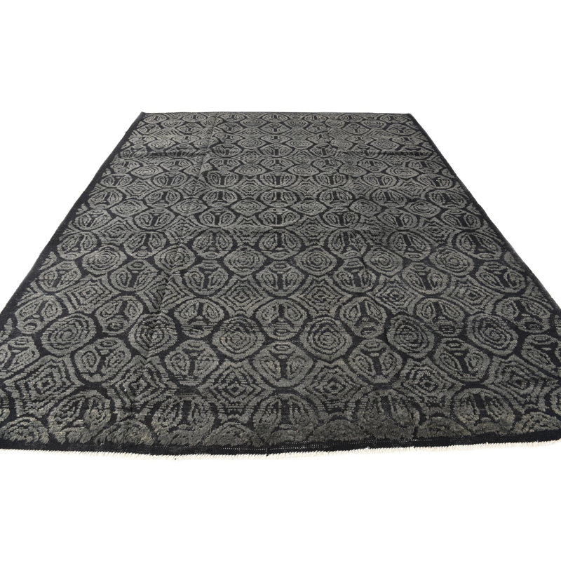 Tapis noir 9 x 12 Philip