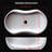 White Natural Marble Bathroom Vessel Sink-124471290
