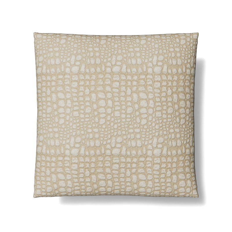Croc Square Pillow Cover & Insert