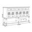 American vintage style sideboard cabinet-2041235988