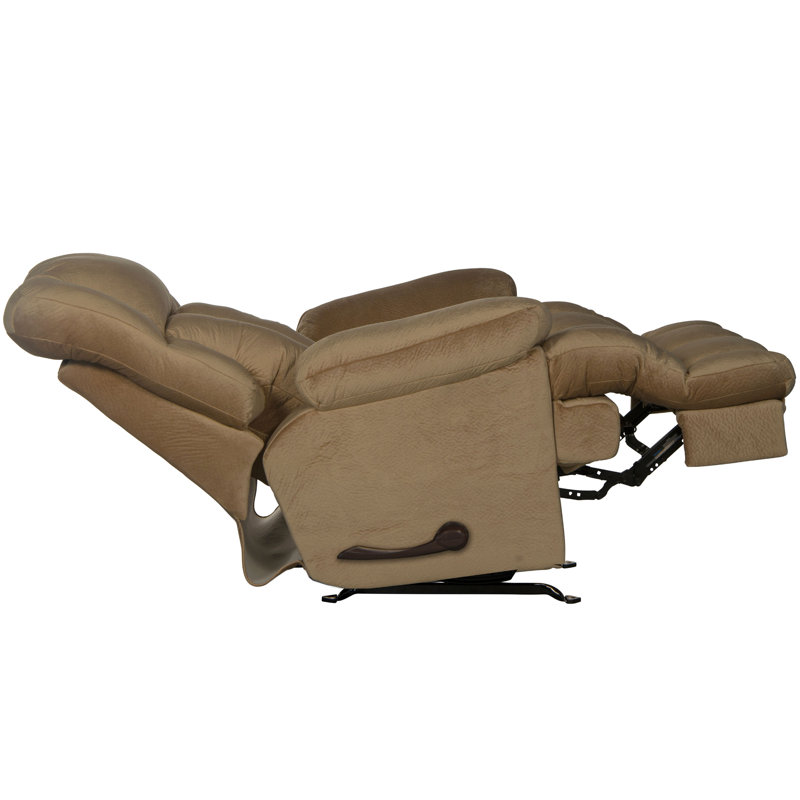 Otley Upholstered Recliner, Beige Polyester Blend