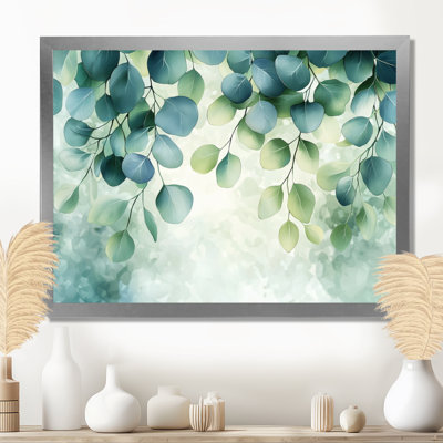 Iole, feuilles d'eucalyptus, danse du feuillage II - feuilles, art mural