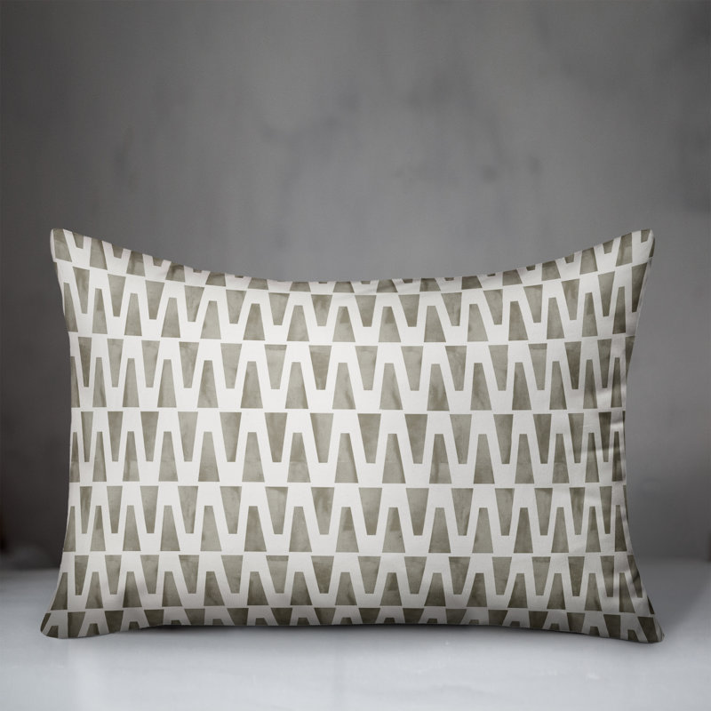 Geometric Reversible Throw Pillow