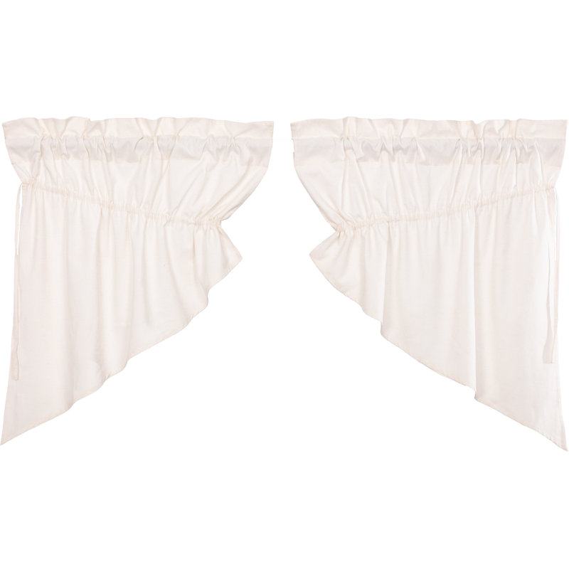 Cantonnière 72 po Rucker, Blanc antique