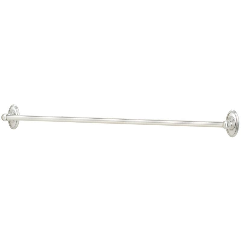 Classic Traditional Wall Mounted Towel Bar, Polished Chrome