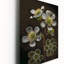 Horloge murale florale «Diphylleia Grayi On Black III»-1699713211