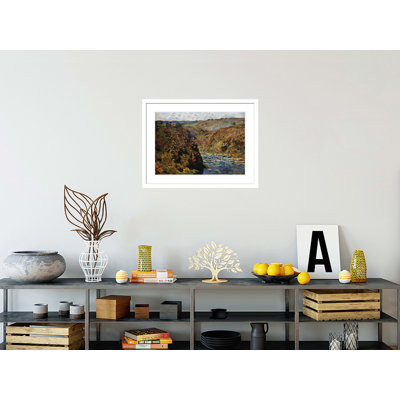 Valley of the Creuse (Sunlight Effect) by Claude Monet -Framed Giclee Print
