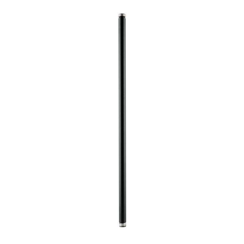 Accessoire de tige 1 / 2NPSM, Noir texturé, 24 pouces