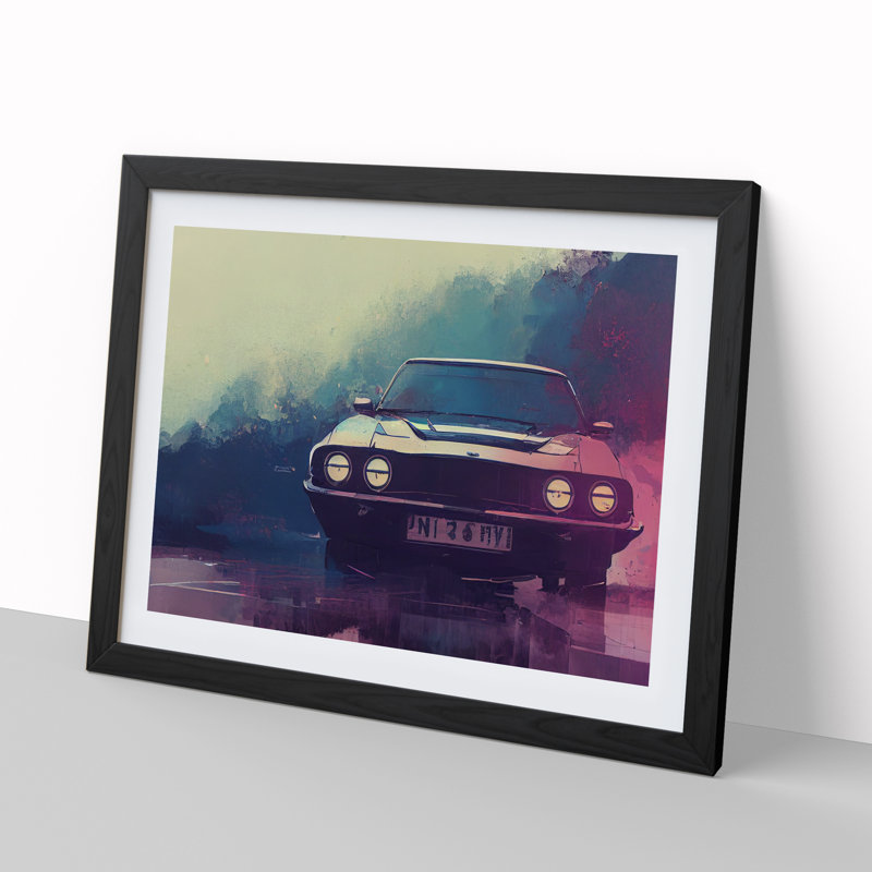 Concept Car Vol.5 - Framed Print, Black, 46cm H x 64cm W x 2cm D