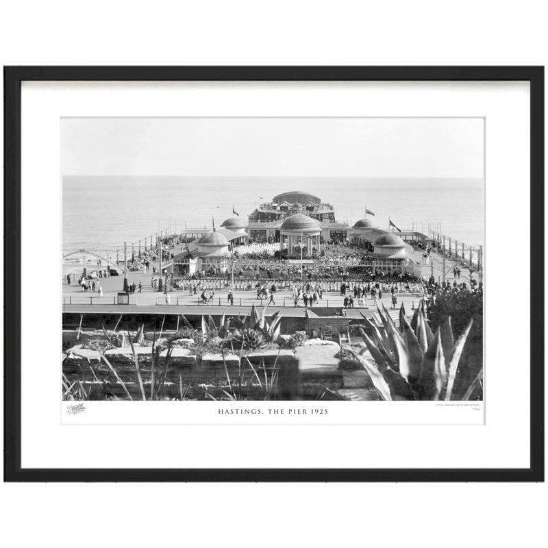 Hastings, The Pier 1925 by Francis Frith - Single Picture Frame Print, 40cm H x 50cm W x 2.3cm D