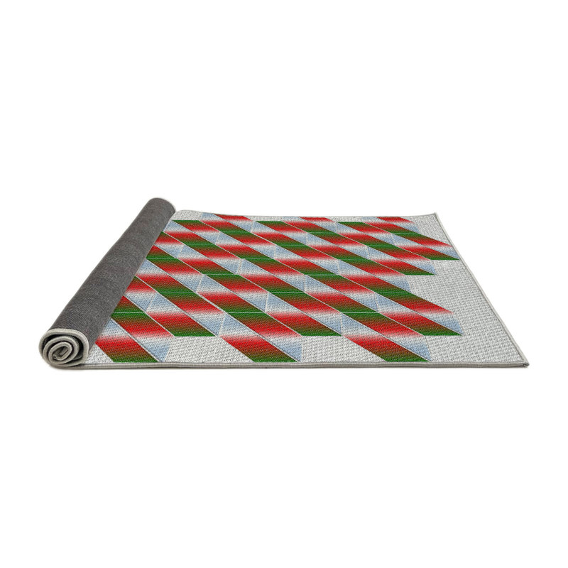 Geometric Indoor Rug, Round 7'