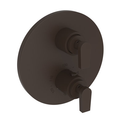 Dorrance 1/2" Round Thermostatic Trim Plate With Handle