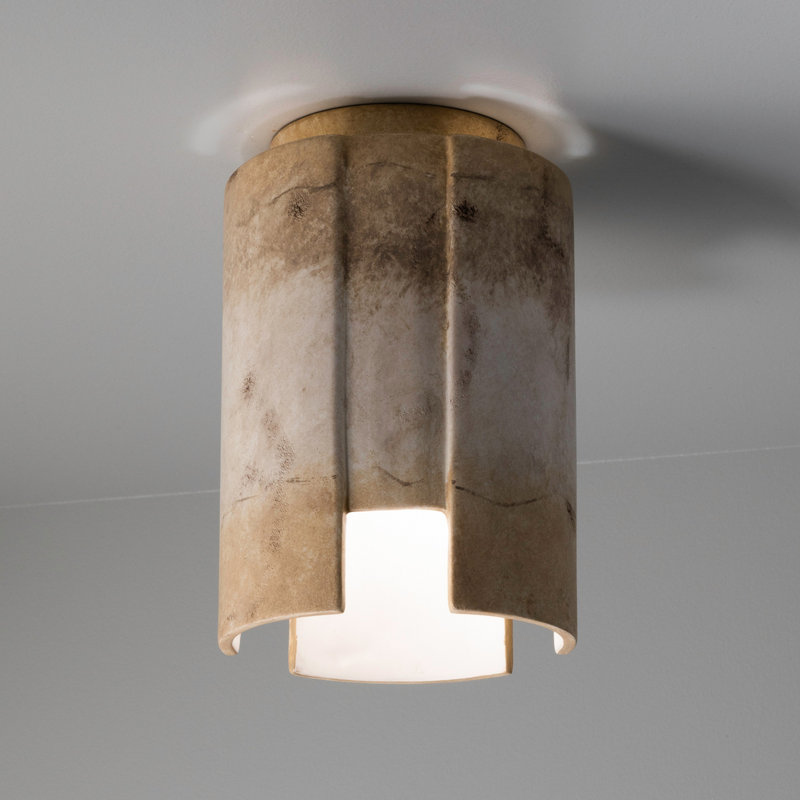 Plafonnier encastré Breagha Radiance - Stagger, Travertin Greco, Incandescente (non incluse)