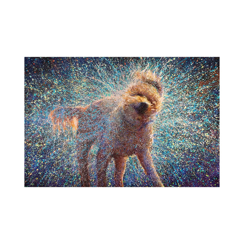 Canis Rufus by Iris Scott - Wrapped Canvas Print, 66.04 cm H x 45.72 cm W x 1.91 cm D