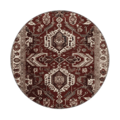 Persian Black Indoor and Outdoor Area Rug
