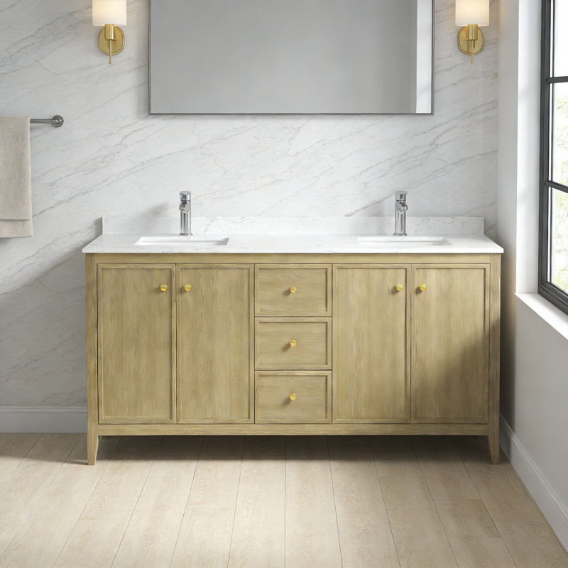 72" Bathroom Vanity with Double Sink, 72"
