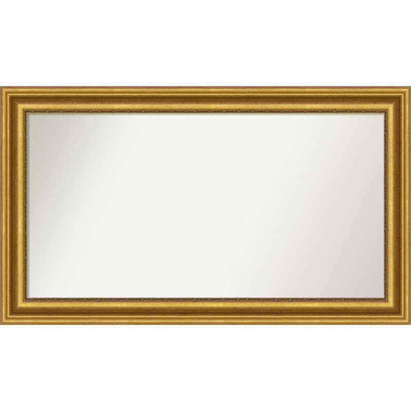 Miroir de salle de bain Jashawna, 27,75 po x 47,75 po, Doré