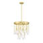 Lustre empire en cristal 4 lumières Bankhead