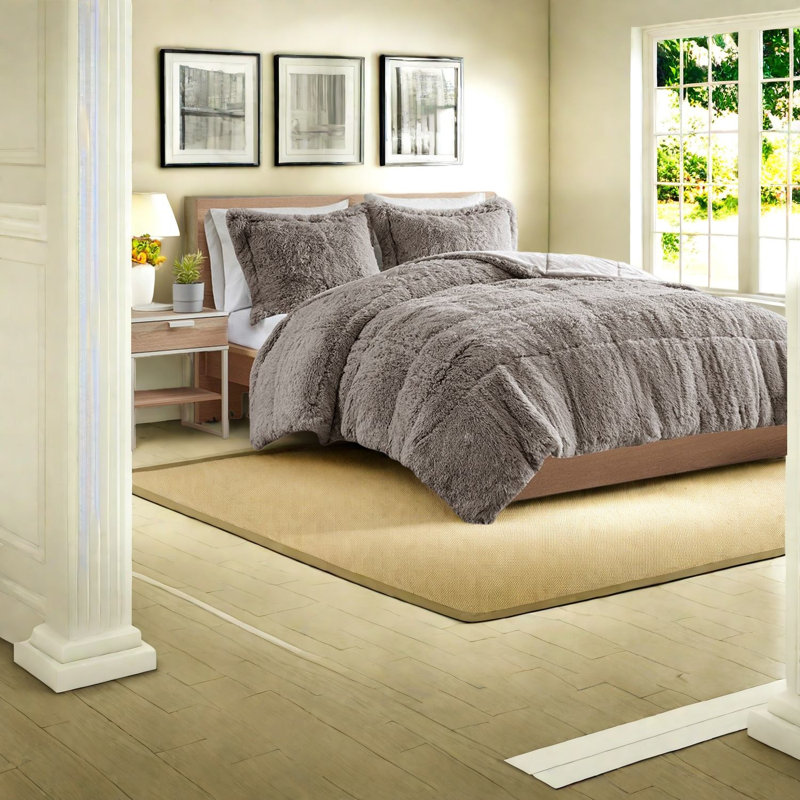 Ensembles de literie moelleux et moelleux, polyester grand confort moderne pour la maison