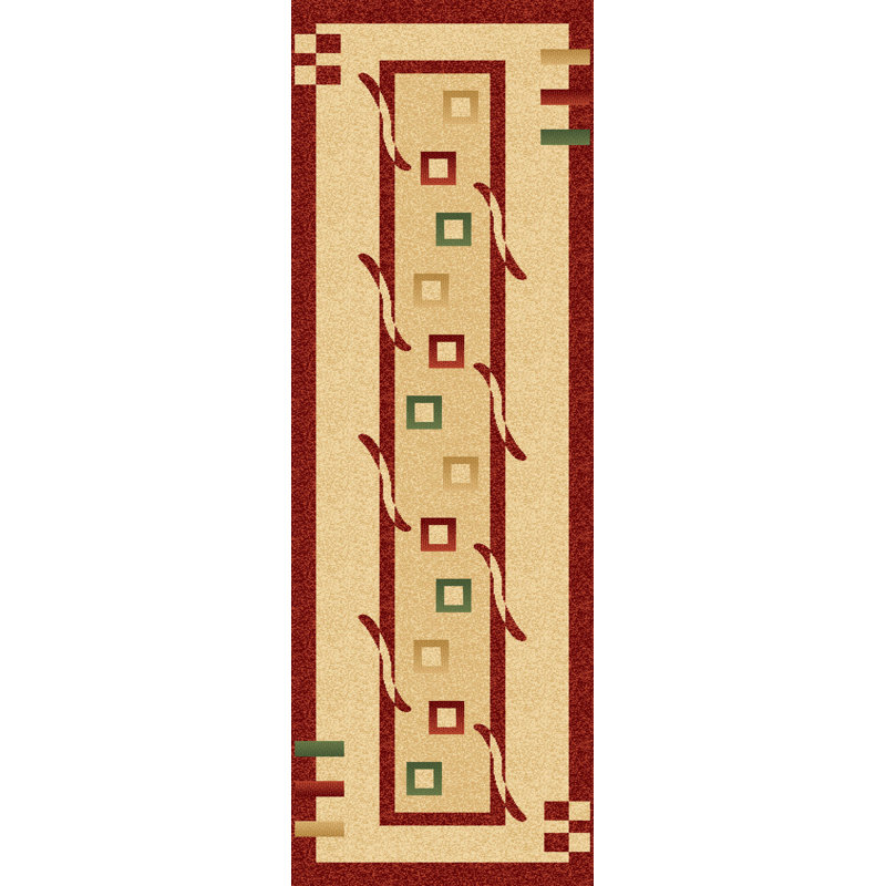 Mccampbell Abstract Indoor Rug, Runner 2'2" x 7'4"