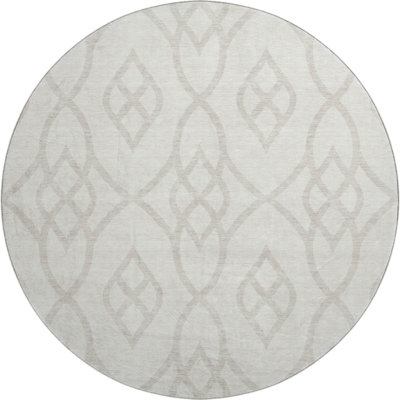 Premium Machine Washable Prisco Ivory Rug