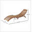 Chaise longue pliable en bois Lahaina-103438167